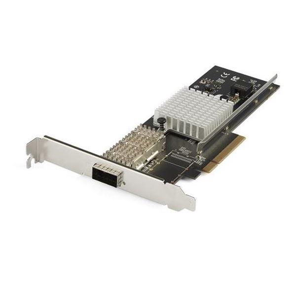 StarTech.com Scheda di rete QSFP+ per Server - PCI Express - Chipset Intel XL710 - Adattatore di rete in Fibra PCIe 40Gbps - 1x slot QSFP+ - Adattatore di rete - PCIe 3.0 x8 profilo basso - 40 Gigabit QSFP+ x 1 - nero