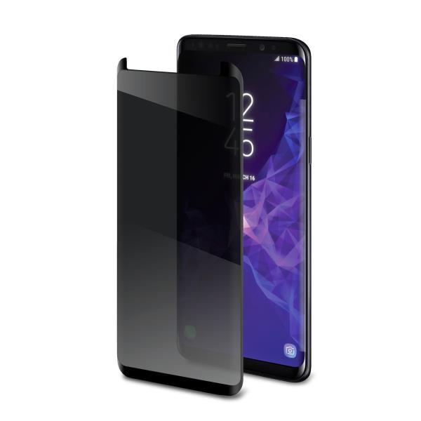 Celly PRIVACY3D791BK - Protezione per schermo per telefono cellulare - con filtro privacy - per Samsung Galaxy S9+