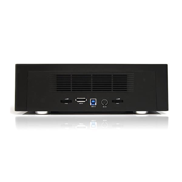 StarTech.com Dock duplicatore per dischi rigidi 1:3 indipendente eSATA USB 3.0 a SATA 4 alloggiamenti - Duplicatore disco rigido - 4 alloggiamenti (SATA-300) - per P/N: SVA12DN4NEUA