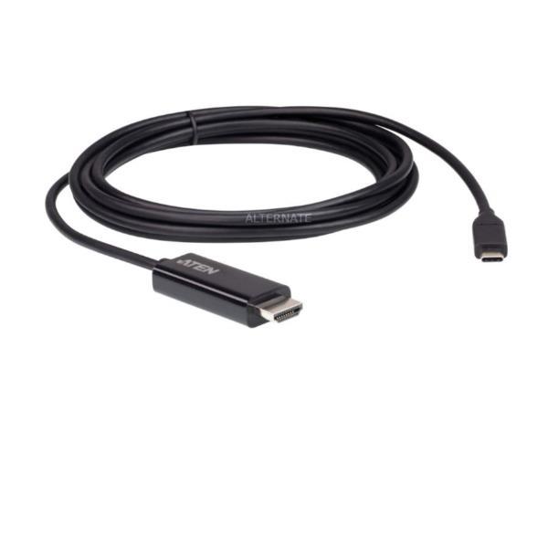 ATEN UC3238 - Cavo audio / video - USB-C maschio a HDMI maschio - 2.7 m - supporto 4K