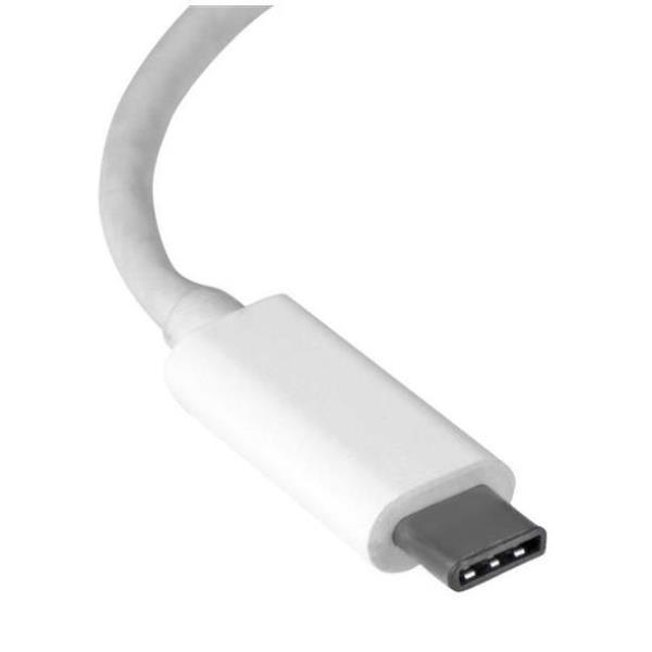 StarTech.com Adattatore di rete USB-C a RJ45 Gigabit Ethernet - USB 3.1 Gen 1 - (5 Gbps) - Bianco - Adattatore di rete - USB-C - Gigabit Ethernet - bianco