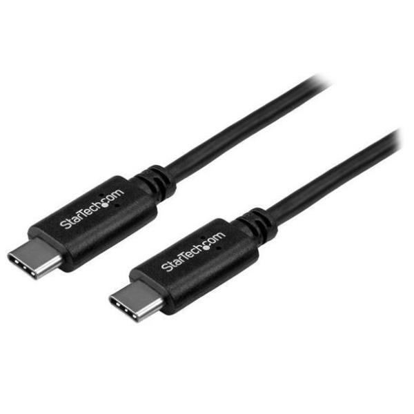StarTech.com Cavo USB-C da 0,5m M/M - Cavo USB 2.0 Tipo C da Ricarica - Cavo USB - 24 pin USB-C (M) a 24 pin USB-C (M) - USB 2.0 - 50 cm - nero - per P/N: DKT30CHD