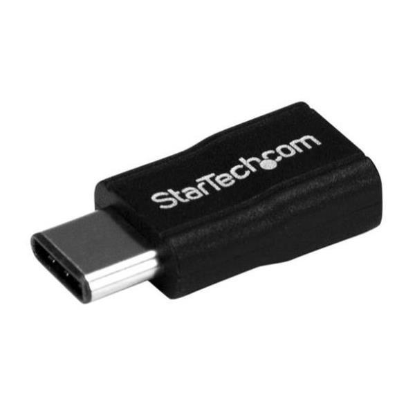 StarTech.com Adattatore USB-C a Micro-USB - M/F - USB 2.0 - Compatbibile con dispositivi mobile come Nokia N1, Nexus 6P/5X e altri - Adattatore USB - USB-C (M) a Micro-USB Tipo B (F) - USB 2.0 - nero