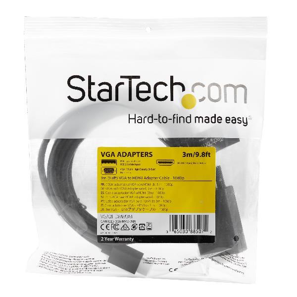 StarTech.com Cavo adattatore da VGA a HDMI da …