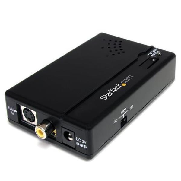 STARTECH CONVERTITORE VIDEO COMPOSITO E S-VIDEO A HDMI CON AUDIO