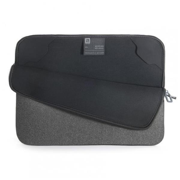 Tucano Second Skin Melange - Custodia per notebook - 13" - 14" - nero