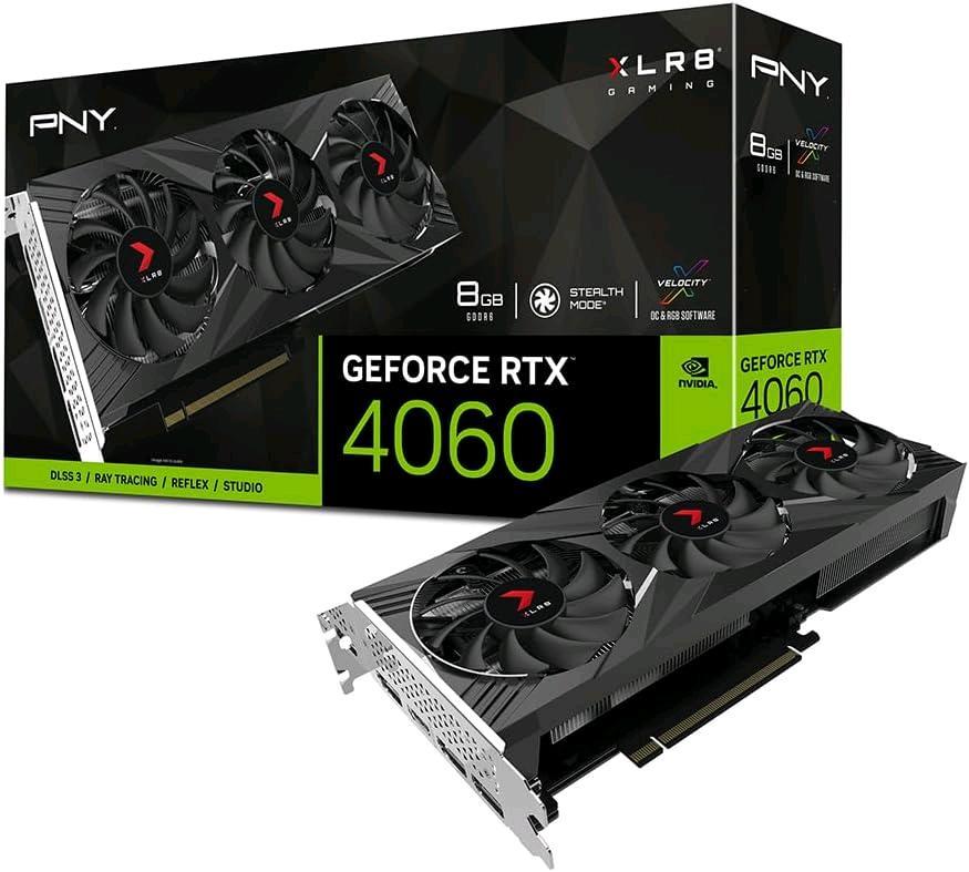 PNY NVIDIA GEFORCE RTX 4060 8GB XLR8 GAMING …