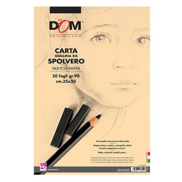 CWR BLOCCHI CARTA SPOLVER 50FG 35X50