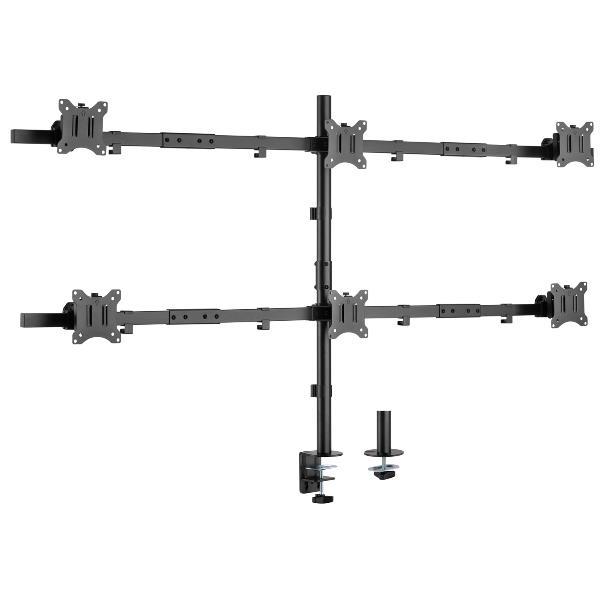 CONCEPTRONIC 17"-32" ARTICULATING 6 MONITOR DESK