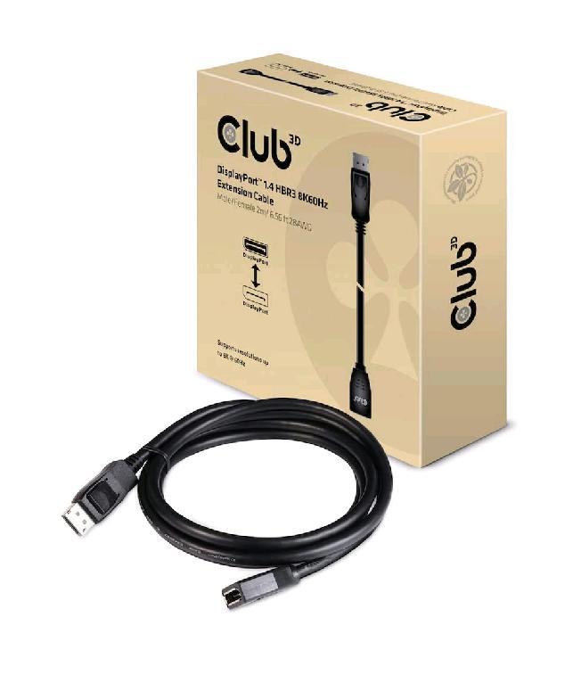 CLUB3D CAVO DI PROLUNGA DISPLAYPORT 1.4 M/F HBR3 …