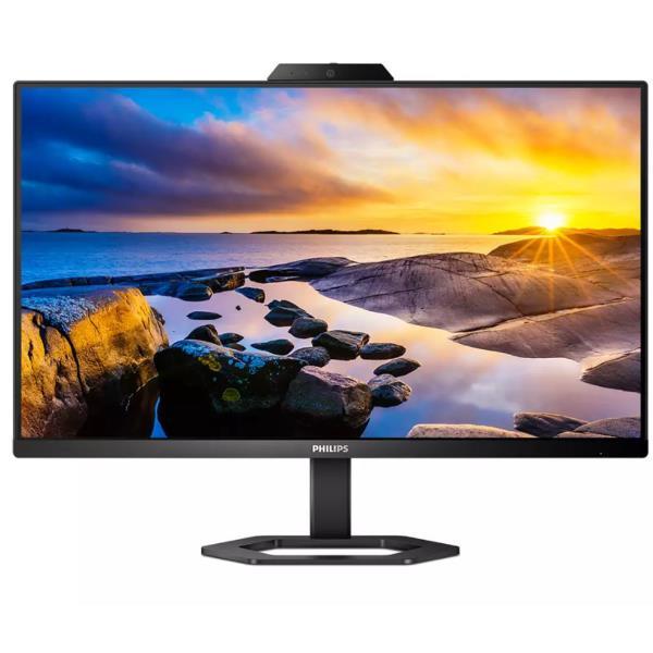 PHILIPS 27E1N5600HE/00 27" LED IPS QUAD HD 16:9 75Hz 4MS WEBCAM HUB USB HDMI DISPLAYPORT USB-C 65W ALTOPARLANTI INCORPORATI NERO