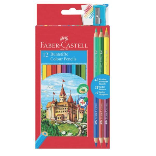 Matita colorata eco Il Castello+3 bicolor - diametro …