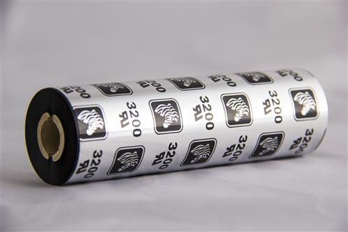 Zebra 3200 Wax/Resin - Confezione da 12 - 110 mm x 74 m - ricarica nastro inchiostrato per stampante (trasferimento termico) - per Zebra GX420, R2844, R402; GK Series GK420; G-Series GC420; GX Series GX430; TLP 2844, 38XX