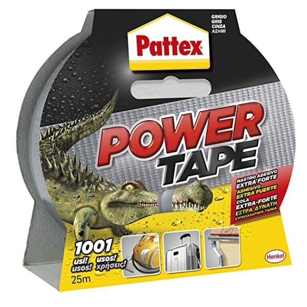 PATTEX POWER TAPE NASTRO ADESIVO MULTIFUNZIONE 50 mm X 25 MT GRIGIO
