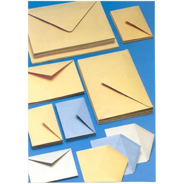 BLASETTI BUSTE DI CARTA TAGLIO A PUNTA GOMMATA 290X400 mm 100 GR COL. GIALLO CONF 250