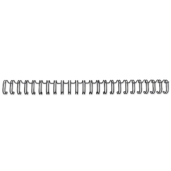 GBC WireBind - 5 mm - 34 anelli - A4 (210 x 297 mm) - 35 fogli - nero - 100 pezzi filo per rilegatura