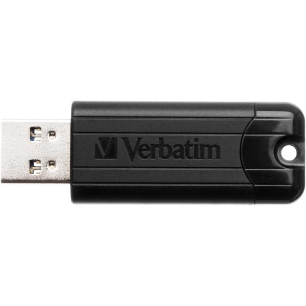 Verbatim Store 'n' Go Pin Stripe USB Drive - Chiavetta USB - 64 GB - USB 3.2 Gen 1 - nero