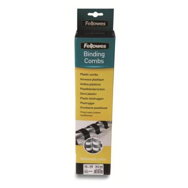 FELLOWES CF25 DORSO PLASTICO D14MM BIANCO