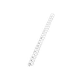 Fellowes - 10 mm - 21 anelli - A4 (210 x 297 mm) - 55 fogli - bianco - 100 pezzi pettine per la rilegatura in plastica - per Fellowes Galaxy 500, Orion 500, Pulsar+ 300, Quasar+ 500, Star 150, Starlet 2, Starlet 2+