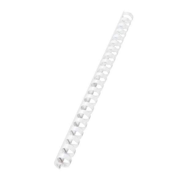 Fellowes Plastic Comb - 19 mm - 30 cm - A4 (210 x 297 mm) - 150 fogli - bianco - 100 pezzi pettine per la rilegatura in plastica - per Fellowes Galaxy 500, Orion 500, Pulsar+ 300, Quasar+ 500, Star+ 150, Starlet 2+