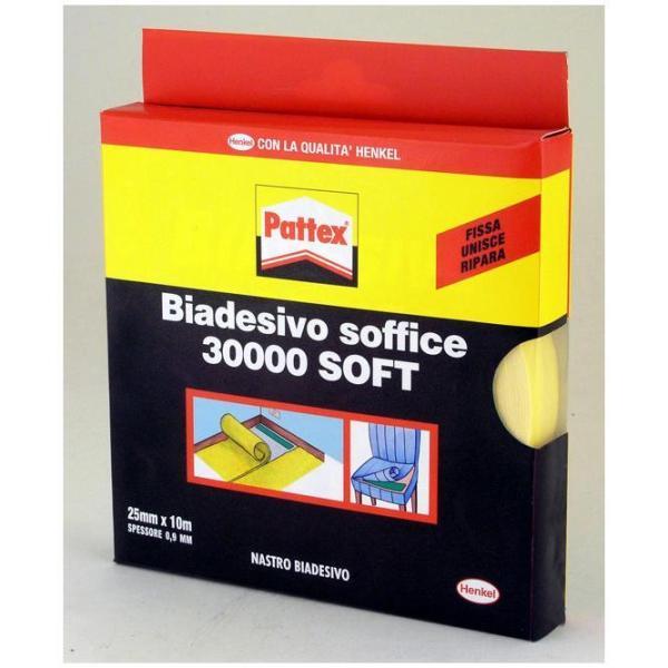 Pattex 30000 Soft - Nastro biadesivo - 25 mm x 10 m - polietilene