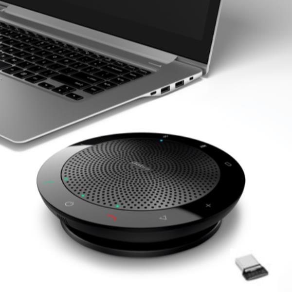 Jabra SPEAK 510+ UC - Vivavoce da scrivania VoIP - Bluetooth - senza fili - USB
