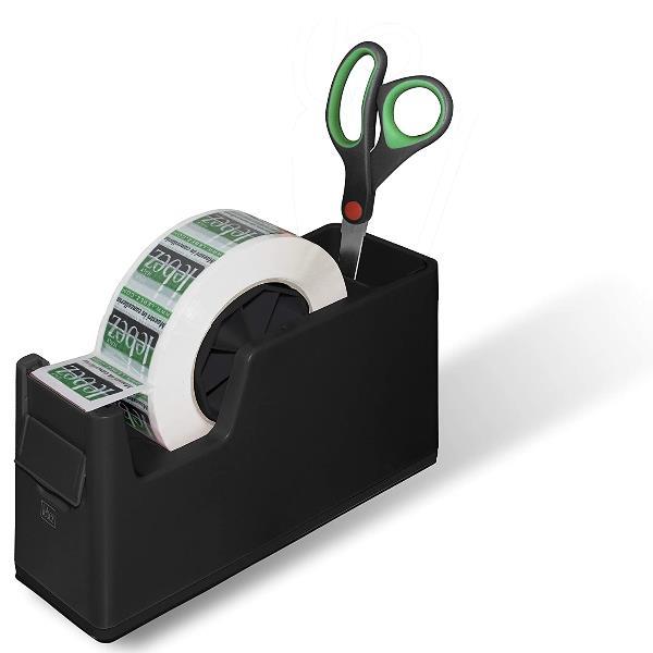 LEBEZ DISPENSER DA BANCO PER NASTRI ADESIVI FINO A 50 mm NERO