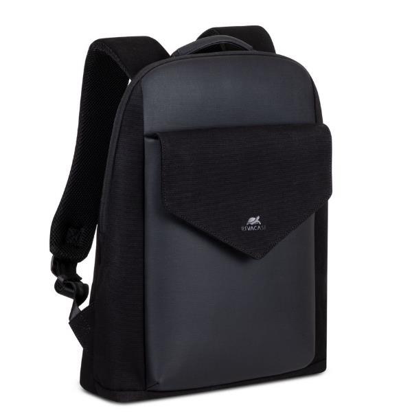 RIVACASE ZAINO NOTEBOOK FINO A 15.6" IN POLIESTERE NERO