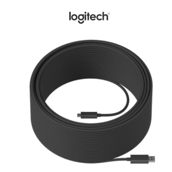 Logitech Strong - Cavo USB - USB Tipo A (M) a USB-C (M) - USB 3.1 - 10 m - plenum, Active Optical Cable (AOC)