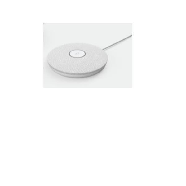 Logitech Rally Mic Pod - Microfono - bianco - Certificato Skype, Zoom Certificato, Cisco Webex Certified - per Rally Bar, Plus