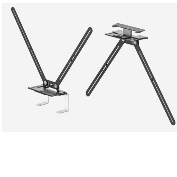 Logitech TV Mount For Video Bars - Montaggio fotocamera - montabile sotto il monitor, montabile sopra al monitor - per Rally Bar