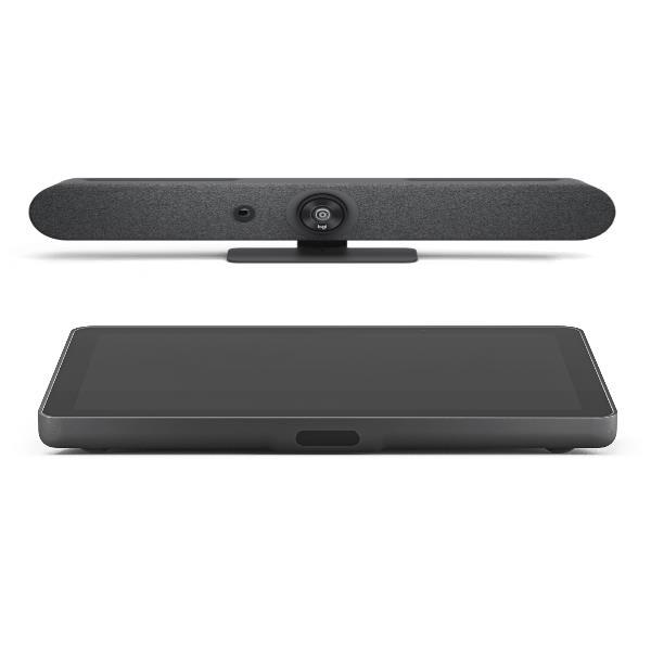 LOGITECH RALLY BAR MINI + TAP IP KIT PER VIDEOCONFERENZA ZOOM CERTIFICATO POWER ADAPTER INCLUSO GRAPHITE