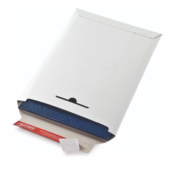 COLOMPAC BUSTE IN CARTONE PIENO 310X445 mm ORIZZONTALE CHIUSURA CON STRIP BIANCO CONF 20 Pz.