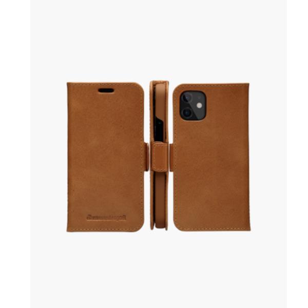 Dbramante 1928 Copenhagen Slim - Custodia in Pelle per iPhone 12 mini - Cuoio