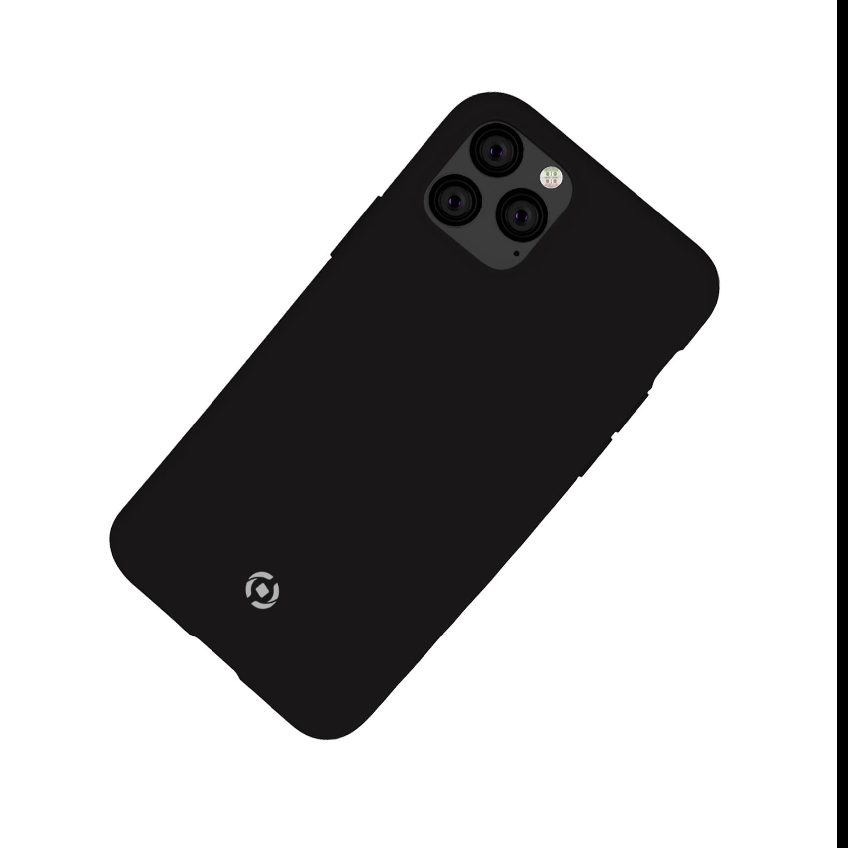 Celly FEELING - Cover per cellulare - silicone - nero - per Apple iPhone 11 Pro Max