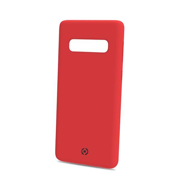 Celly FEELING FEELING890RD - Cover per cellulare - silicone liquido - rosso - per Samsung Galaxy S10
