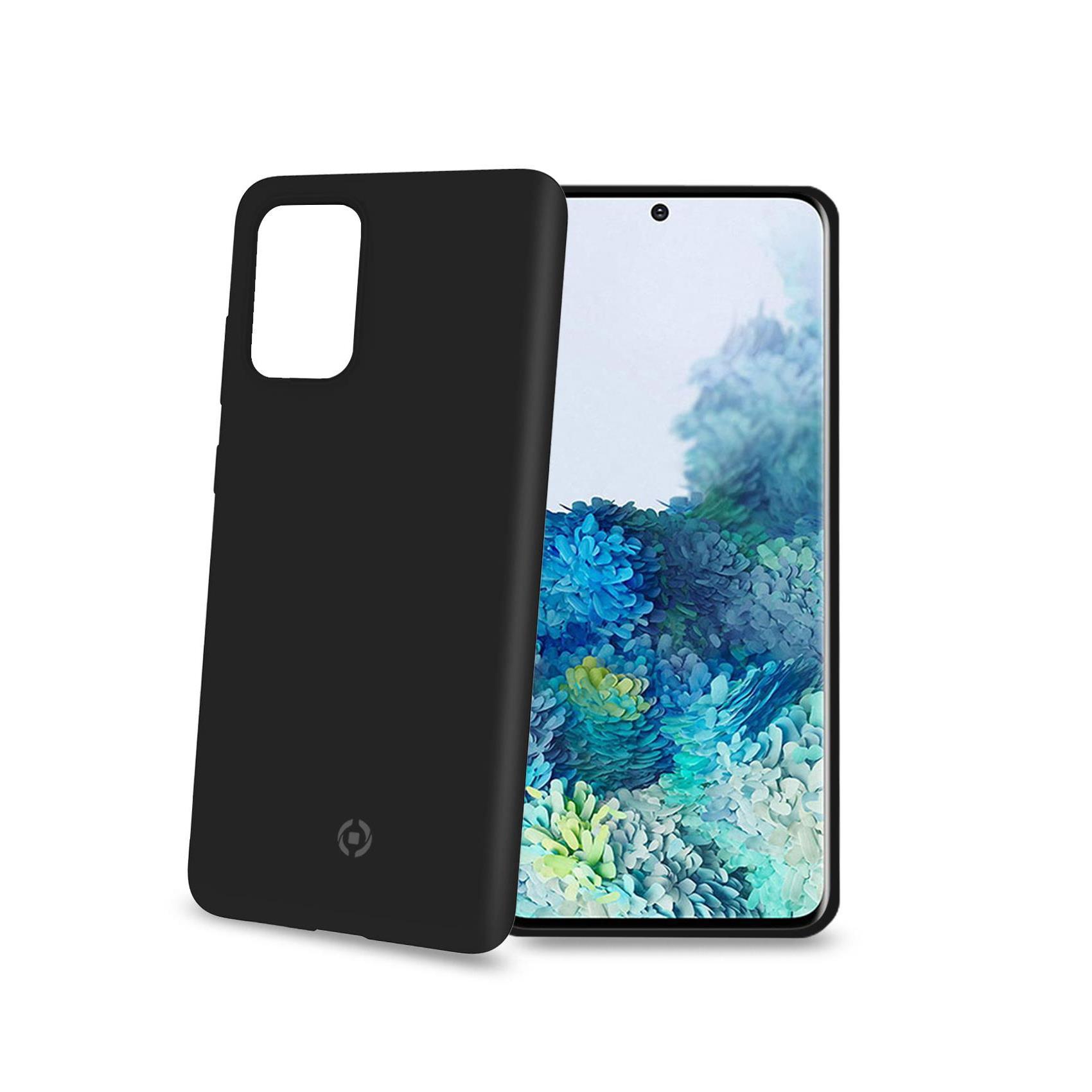 Celly FEELING - Cover per cellulare - silicone - nero - per Samsung Galaxy S20+, S20+ 5G