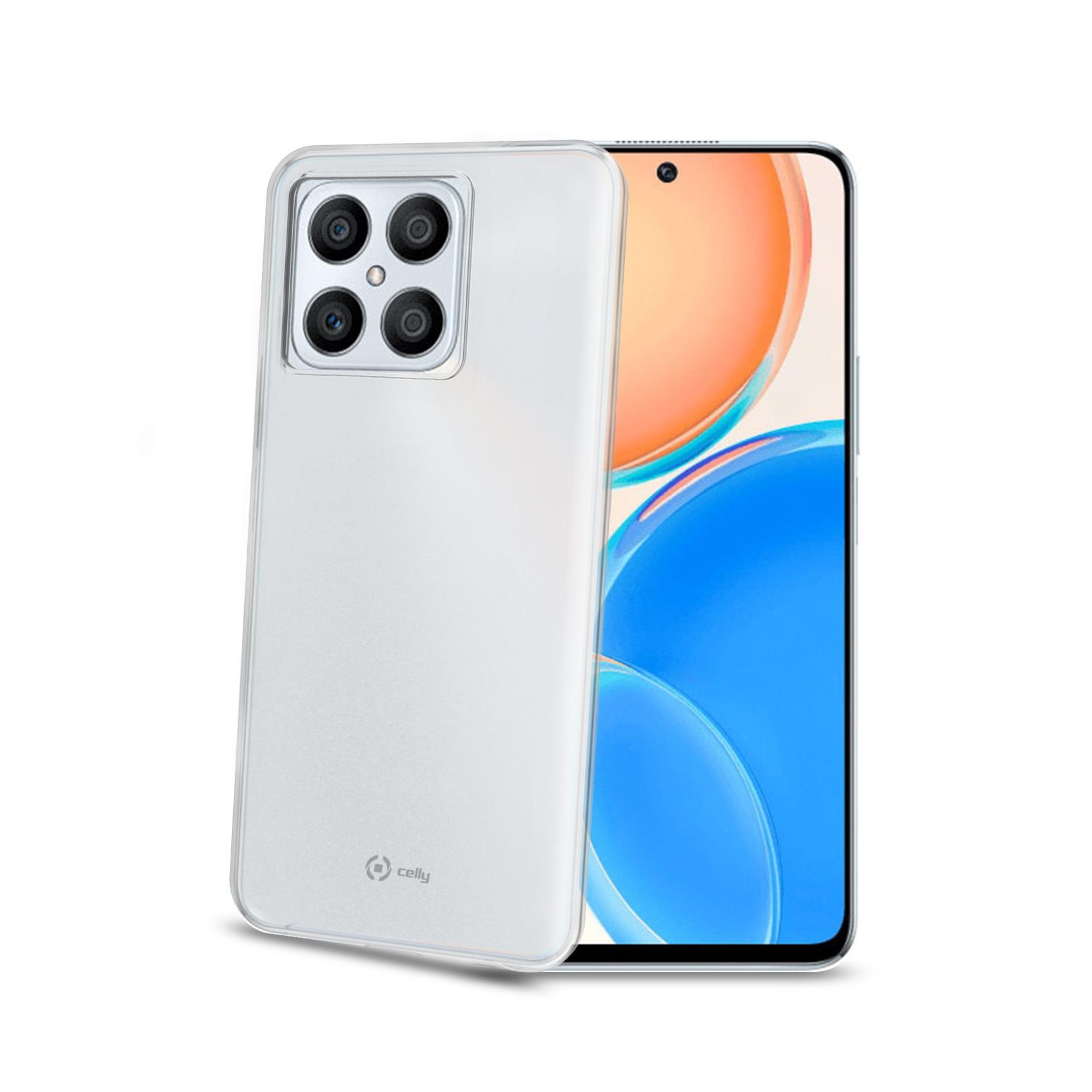 Celly Gelskin - Cover per cellulare - TPU (poliuretano termoplastico) - trasparente - per Honor X6, X8 5G