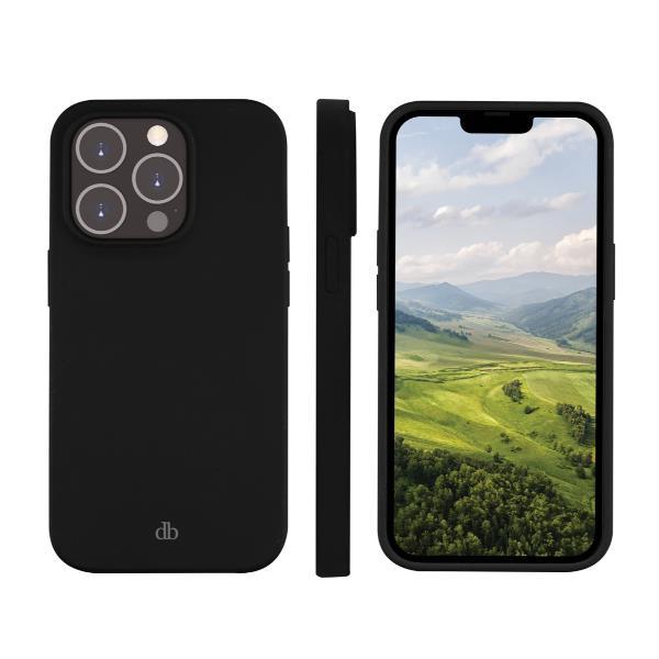 Dbramante 1928 Greenland - Custodia per iPhone 14 Pro Max in 100% Plastica Riciclata - Nero