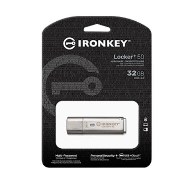 Kingston IronKey Locker+ 50 - Chiavetta USB - …