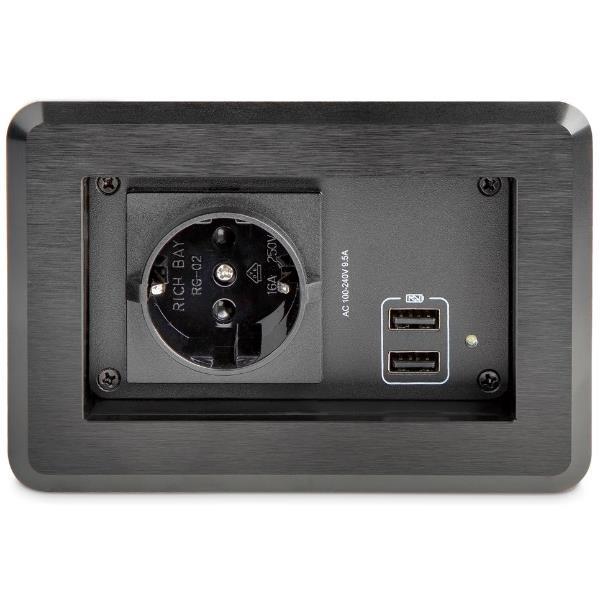 STARTECH PRESA DI CORRENTE CON 2 X USB