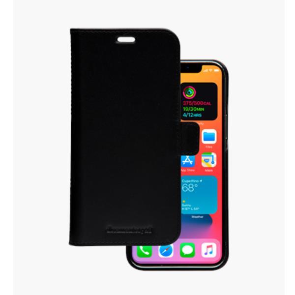 Dbramante 1928 Lynge - Custodia in Pelle per iPhone 12 Pro Max - Nero