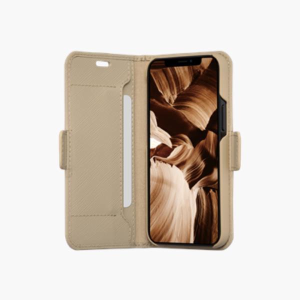 Dbramante 1928 Milano - Custodia in pelle Saffiano per iPhone 12 mini - Rosa Sabbia