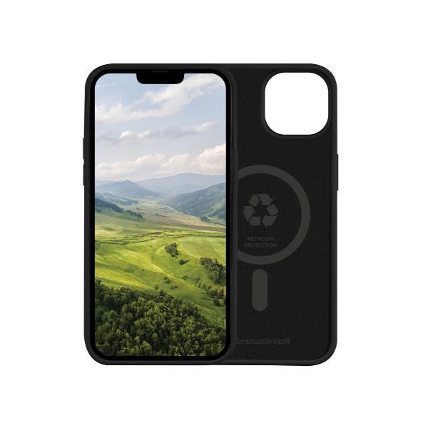 Dbramante 1928 Monaco - Custodia per iPhone 1314 in Plastica Riciclata - Nero