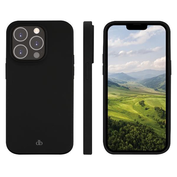 Dbramante 1928 Monaco - Custodia per iPhone 14 Pro in Plastica Riciclata - Nero