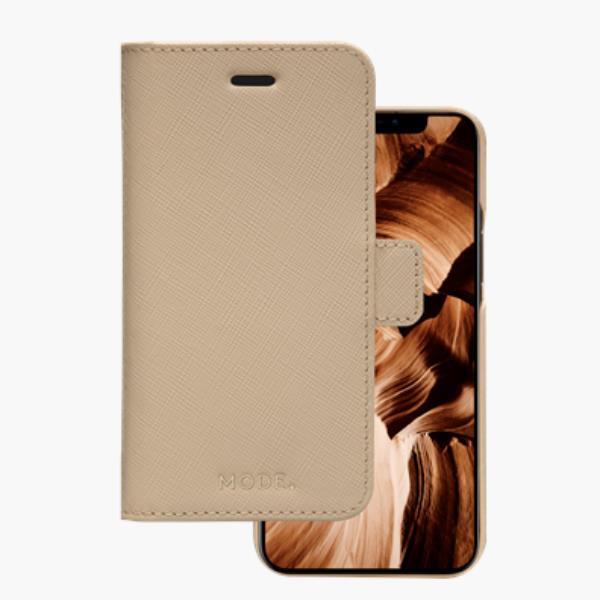 Dbramante 1928 New York - Custodia in pelle Saffiano per iPhone 11XR - Rosa Sabbia