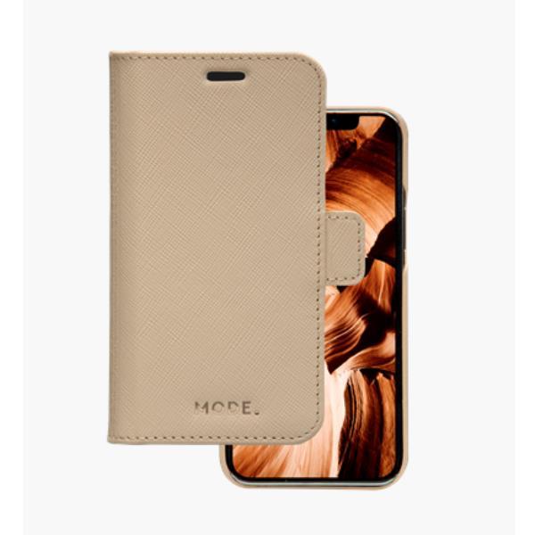 Dbramante 1928 New York - Custodia in pelle Saffiano per iPhone12 mini - Rosa Sabbia