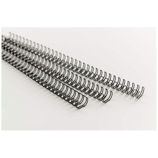 GBC WireBind - 7.9 mm - 34 anelli - A4 (210 x 297 mm) - 70 fogli - nero - 100 pezzi spirale di rilegatura - per Rexel WB606