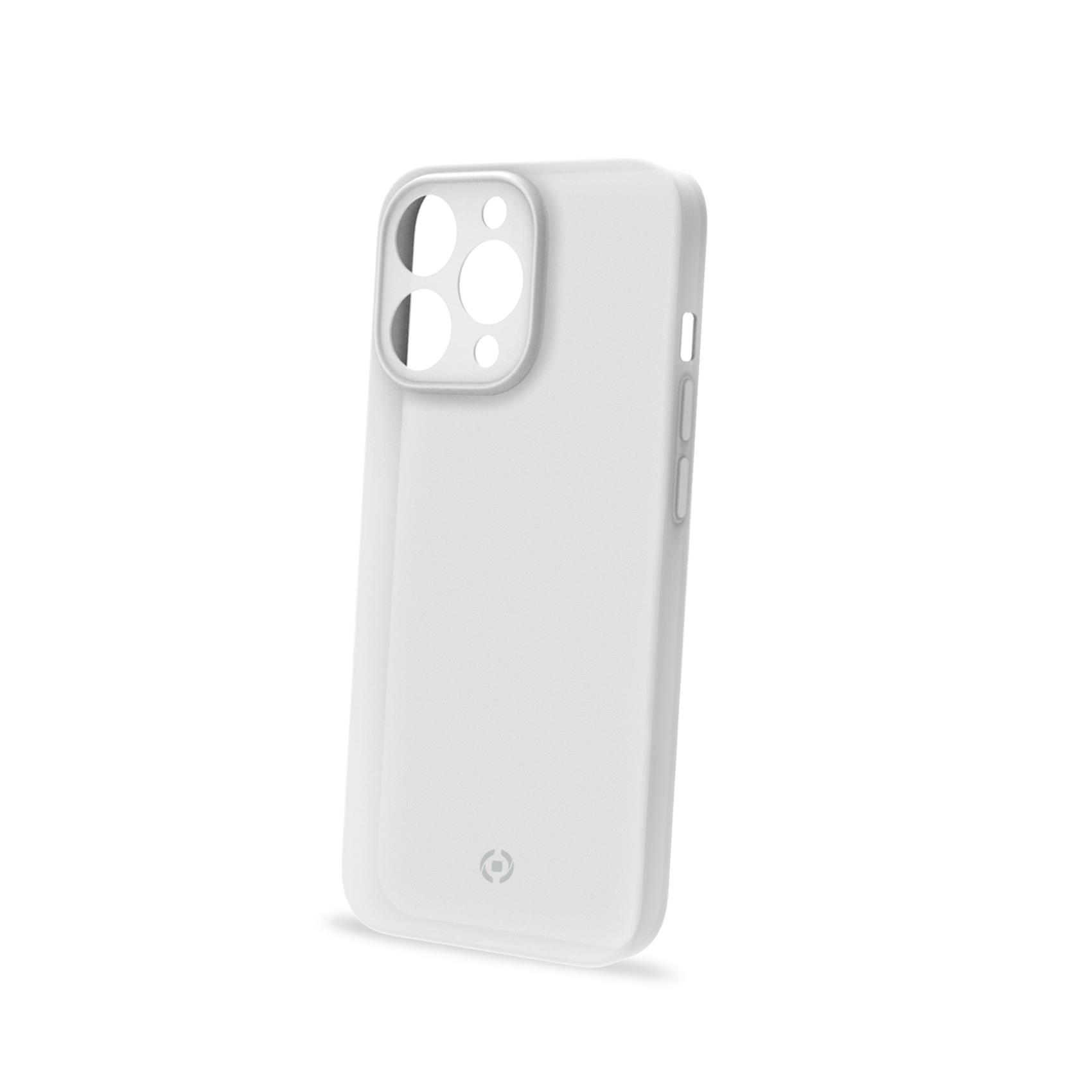 Celly SPACE - Cover per cellulare - TPU (poliuretano termoplastico) - bianco - per Apple iPhone 14 Pro