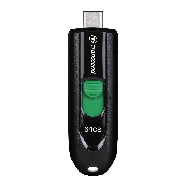 Transcend JetFlash 790C - Chiavetta USB - 64 GB - USB-C 3.2 Gen 1 - nero